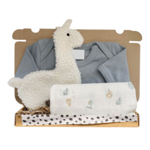 Kraamcadeau Jongen Lama Off-white