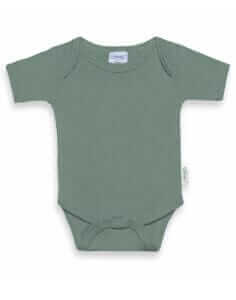 funnies romper stone green