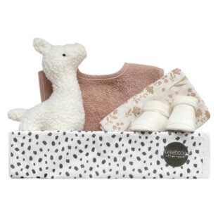 Cadeaubox knuffel Lama - met naam