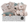 babycadeau jongen jungle thema met krokodil speelgoed en knuffel