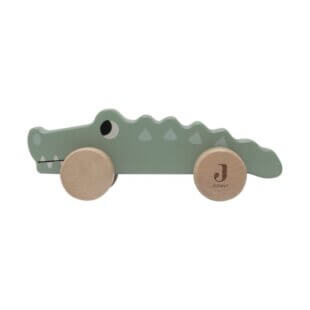 Houten krokodil in Kraamcadeau Jongen Julius
