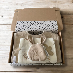 Konijn Beige Kraamcadeau set