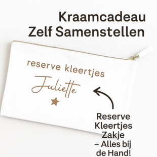 Kraamcadeau Zelf Samenstellen – Reserve Kleertjes Zakje