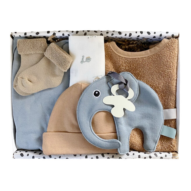 Kraamcadeau Jongen Medium Inhoud box