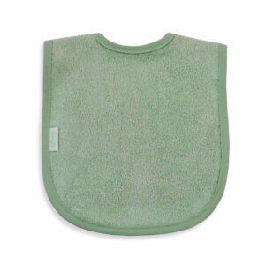 Slab Stone Green – praktisch slabbetje in kraamcadeau jongen Little Explorer