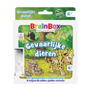 Brainbox Pocket Gevaarlijke Dieren - Nederlands Kaartspel