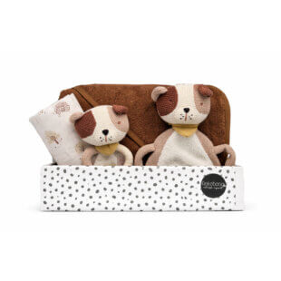 Cadeaubox met naam - Speendoekje Mick