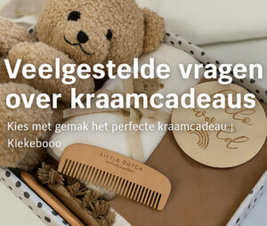 Veelgestelde vragen kraamcadeau – handige FAQ gids bij Kiekebooo