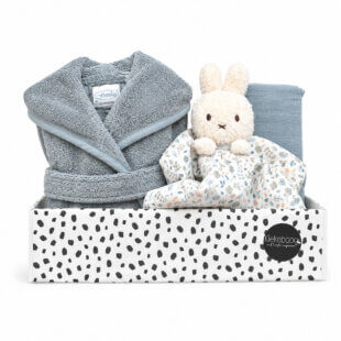 Cadeaubox Little Dutch Nijntje Lucky Leaves met badjasje en knuffeldoekje